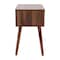 Flash Furniture Dark Walnut One Drawer Nightstand or Accent Table EM-0319-WAL-GG - alternate 9
